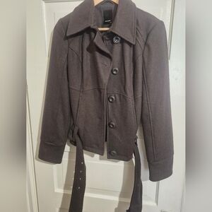 Vero Moda Dark Brown Peacoat